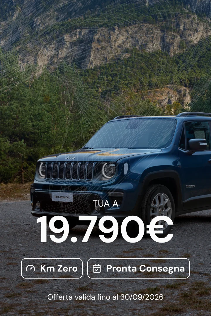 Jeep Renegade Longitude km zero Piemonte