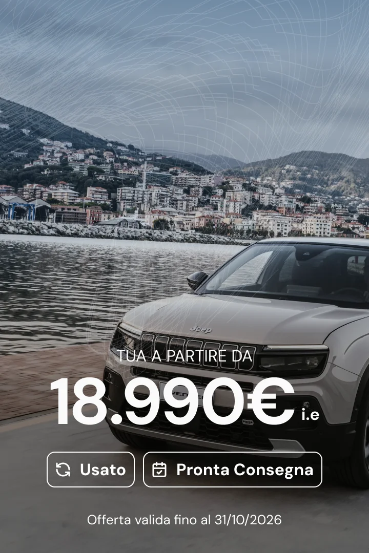 Jeep Avenger Altitude aziendale Piemonte
